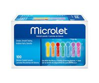 Microlet Colored Lancets 100 Each
