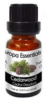 Europa Essentials 100% Pure Therapeutic Grade Essential Oils, 36 Aromatherapy Scents Collection – Cedarwood, 10ml