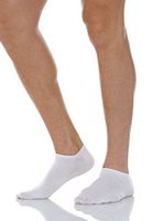 Relaxsan 560S (1 Pair - White, Sz.4) Diabetic low-cut socks with Crabyon fibre, 100% Made in Italy