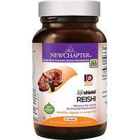 New Chapter Reishi Mushroom - LifeShield Reishi for Healthy Aging with + Organic Reishi Mushroom + Vegan + Non-GMO Ingredients - 60 ct