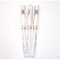 Uni-Ball UM 153 Signo Broad Point Gel Pen - White - Pack of 3