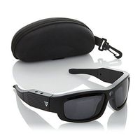 GoVision Polarized HD Video-Capture Sunglasses with Still Camera, Carrying Case and 4GB microSDHC Card - BLACK
