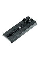 Manfrotto 357PLV Rapid Connect Sliding Plate with 2-1/4-Inch-20 and 3/8-Inch Fixing Screws - Replaces 3272 (Black)