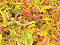 Buy All Store Heavy Duty Yellow Lime Pink Gift Basket Shred Crinkle Paper Grass Filler Bedding (4 Oz Bag)