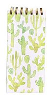 Desert Cactus Theme Spiral Bound Lined Novelty Note Pad 8" x 3.75"