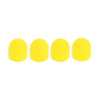 Gbell 4Pcs Motor Cover Case Dustproof Silicone Plug Cover Protector for DJI Mavic 2 Pro/Zoom,Drone Accessories (Yellow)