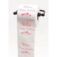 JustPaperRoses Happy Birthday Toilet Paper - top 25 Female Names Personalized (Helen)