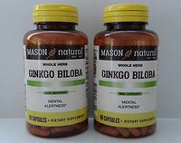 Ginkgo BILOBA Leaves Extract 500 mg 90 Bottle Pack of 2 180 Capsules