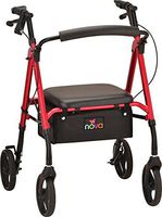 Nova Medical Star 8 Rolling Walkers (Red)