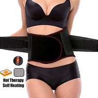 CROSS1946 Self Heating Lumbar Support Lower Back Brace-Relief Back Pain Dual Adjustable Belt for Men and Women-Detachable Heating Part Breathable with Air Hole-M