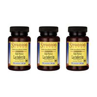 Swanson High Potency Lactoferrin 100 mg 90 Caps 3 Pack