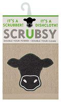 MU Kitchen Scrubsy Dishcloth and Scrubber (Cow)