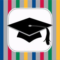 Creative Converting Paper Art 16 Count 3-Ply Beverage Napkins, Graduation Stripes