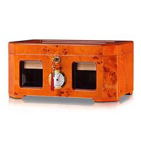 Lxc Smoking Set/Cedar Wood Lining Storage Large Capacity with humidifier and Hygrometer Cigar moisturizing Box Cigarette Box Constant Temperature and Humidity Creative Men's Gift Box Mute