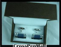 Cross Limited Edition Apogee Translucent Frosty Rhodium rolled Cufflink