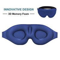 Sleep Mask for Women Men, Eye mask for Sleeping 3D Contoured Cup Blindfold, Concave Molded Night Sleep Mask, Block Out Light, Eye Pillow Soft Comfort Eye Shade Cover for Yoga Meditation