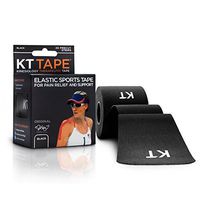 KT TAPE Original, Pre-cut, 20 Strip, Cotton, Black by KT TAPE