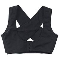 Qiaonai (TM) Corset Back Brace Posture Correction Posture Massage Adjuster Body Care (Black, XXL)