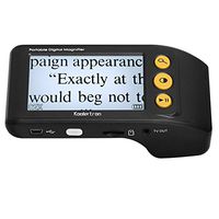 Koolertron 3.5 inch Digital Video Magnifier Handheld Portable Electronic Reading Aid Multiple Color Modes for Low Vision, Magnification 2X/8X/16X/25X