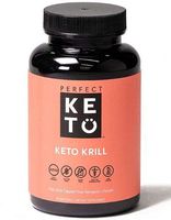 Perfect Keto Krill Oil with MCT Oil - Keto Friendly Antarctic Krill Oil Supplement Highly Potent in Omega-3, EPA, DHA and Astaxanthin - 90 Softgels Capsules (1000mg per Serving)