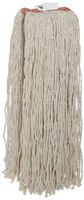 Rubbermaid Commercial FGF21800WH00 8-Ply Cotton Cut-End Wet Mop Head, 1-inch Headband, 24-ounce, White