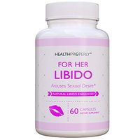 HEALTH PROPERLY #1 Female Libido Supplement | Scientifically Formulated to Increase Sex Drive For Women | Libido Enhancer & Booster | Female Libido Supplement | Libido Max| Sex Pill | For Her Pleasure