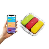 Dison Care Moisture Proof Pill Organizer, BPA Free Travel Camping Daily Pill Box Case with Portable Design to Hold Vitamins, Fish Oil, Supplements and Medication