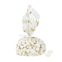 Fun Express - Gold Star Cellophane Bags (12pc) for Christmas - Party Supplies - Bags - Cellophane Bags - Christmas - 12 Pieces