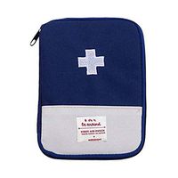 XINJIA Portable First Aid Kit Bag Mini Medical Bag for Home, Work, Camping, Sports. Including Emergency Blanket, Ice Packs, Eyewash, Bandages, Plasters, Wound Pad, Eye Pad and More