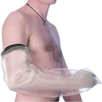 Arm Cast Protector for Adult Shower, Waterproof Reusable Shower Bandage and Cast Protector Best Arm Watertight Protection to Broken Hands, Wrists, Fingers for Wounds & Burns (Long Arm)