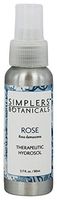 Living Flower Essences Simplers Botanicals Rose Hydrosol, 2.7 Fluid Ounce