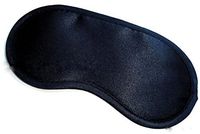 Kitchen Doodads - Crochet Trinkets Lights Out Soft Black Sleep Eye MASK