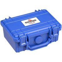 Guardsman Travel Cigar Humidor Capacity 10-15 Cigars (Blue)