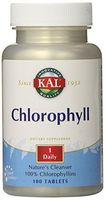KAL Chlorophyll Tablets, 20 mg, 100 Count