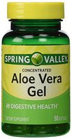 Spring Valley - Aloe Vera Gel 25 mg, Concentrated Extract, 50 Softgels