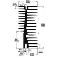 Aavid Thermalloy 780101F00000 Extrusion heat sink 8.2 foot