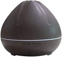 Essential Oil Diffuser, 500Ml Ultrasonic Aroma Aromatherapy Diffuser Humidifier, 7 Color LED Lights, Waterless Auto Off for Yoga, Salon, Spa, Office, Bedroom,Black