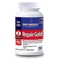 Enzymedica, Repair Gold, Enzyme Supplement to Support Healthy Muscles, Tissue and Joints, Includes Serrapeptase, Vegan, 30 capsules (15 servings)