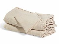 500 INDUSTRIAL SHOP RAGS 18X18 CLEANING TOWELS NATURAL FAST SHIP 175# HEAVYDUTY