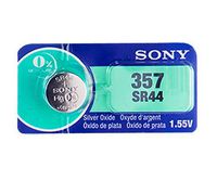 Sony 357 (SR44) 1.55V Silver Oxide 0% Hg Mercury Free Watch Battery (1 Battery)