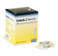 Owen Mumford Unistik 2 Safety Lancets - 21G 2.4mm depth lancet - Qty of 200 - Model AT 0704