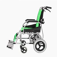 NACHENW Thick Aluminum Alloy Wheelchair Folding Portable Ultra Light Old Hand Push Scooter Disabled Wheelchairs for Trolley