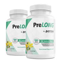 PreLONG St. Johns Wort & L-Citrulline Nutritional Supplement 700mg | 120 Veggie Capsules, 2 Pack