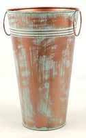 Wayfair Flower Market Buckets 6.5 x 11 Verdigris
