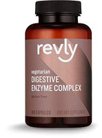 Amazon Brand - Revly Digestive Enzyme Complex, Supports Healthy Digestion, 180 Count Capsules, 90 Servings