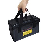 LiPo Battery Safety Bag, Elevin(TM) Li-Po Battery Fireproof Safety Guard Safe Bag For DJI Drone 260130150mm (black)
