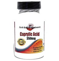 Caprylic Acid 350mg * 200 Capsules 100% Natural - by EarhNaturalSupplements