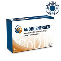 Androenergen CoQ10 for Male Fertility – 333mg High Absorption CoQ10 Fertility Supplement for Men - 999mg per 3-Softgel Servings (84 Softgels - 28 Day Supply)