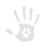 856store Clearance Sale Creative Hand Print with Dog Cat Pet Paw Print Rescue Car Sticker Decal Decor
