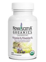 Nova Scotia Organics Vitamin D3 (120 caplets) - Organic & Vegetarian